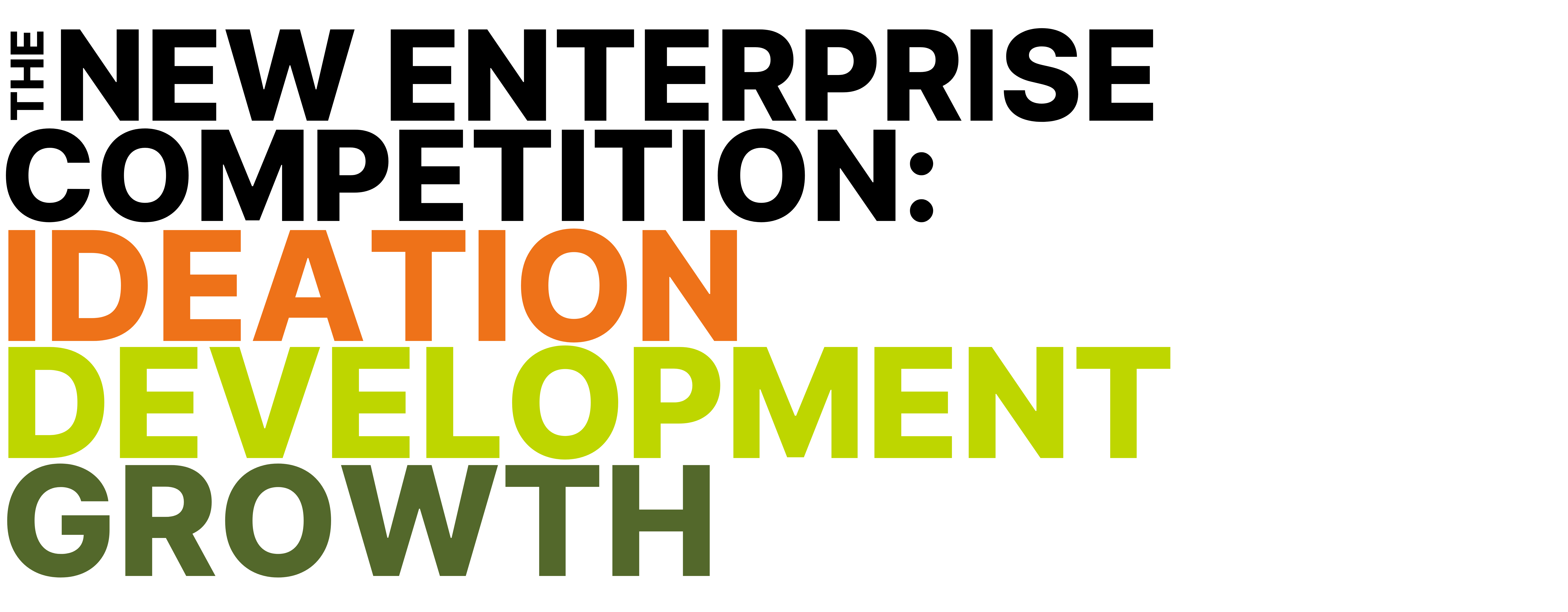 NEW ENTERPISE COMPETITION: IDEATION, DEVELOPMENT, GROWTH